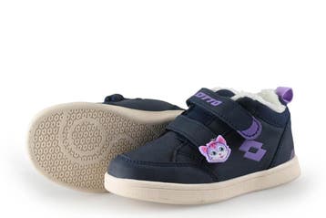 Lotto Hoge sneakers Meisjes in maat 25 Blauw, Verzenden, Jongen of Meisje, Schoenen, Zo goed als nieuw