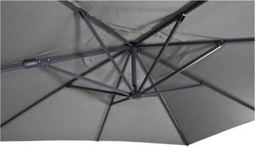 Zweefparasol VirgoFlex Grijs 300 x 300 cm, Ophalen of Verzenden, Nieuw