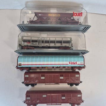 Jouef H0 - 6640/657A/657800/6750 - Modeltrein personenwagen, Nieuw