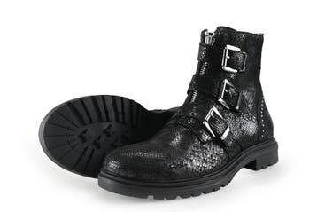 Muyters Biker boots in maat 38 Zwart, Verzenden, Zwart, Overige typen, Zo goed als nieuw