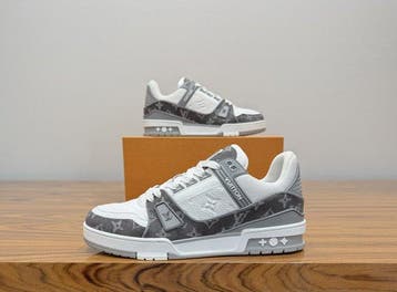 Louis Vuitton - LV Trainer Monogram Denim Grey White -, Nieuw