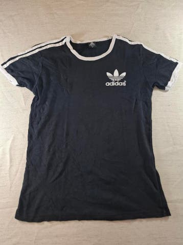 Adidas T-shirt heren maat S Zwart, Kleding | Heren, T-shirts, Verzenden, Zwart, Zo goed als nieuw, Adidas
