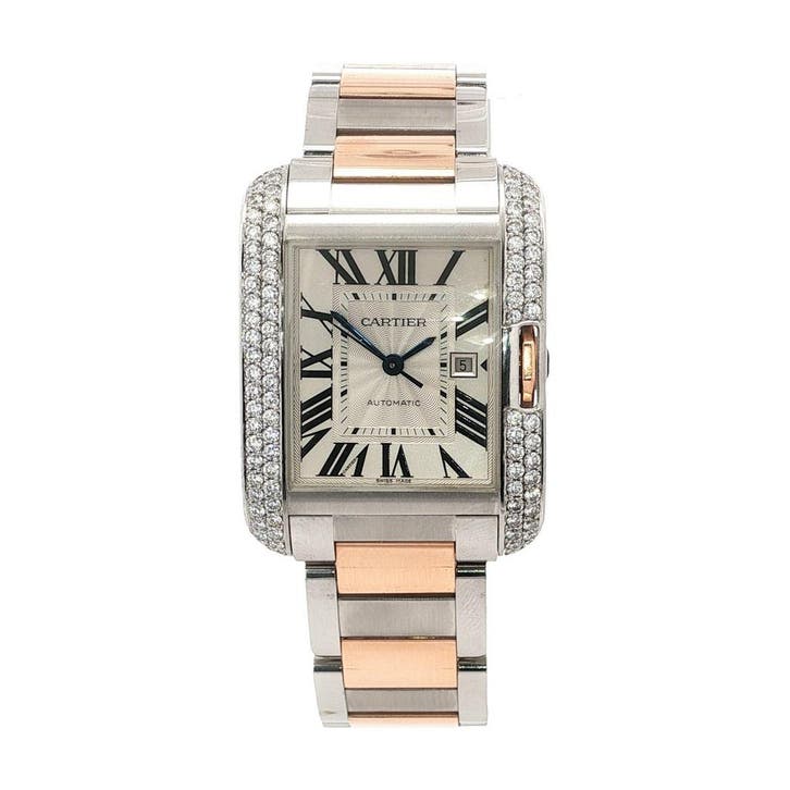 Vintage Cartier Tank Anglaise horloge 18 kt, Sieraden, Tassen en Uiterlijk, Horloges | Heren, Ophalen of Verzenden