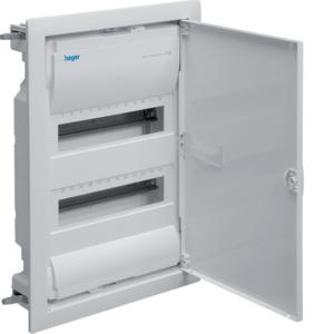 Hager Volta - Ledige installatiekast + deur - 2 x 12 modulen, Ophalen of Verzenden, Nieuw, Groepenkast
