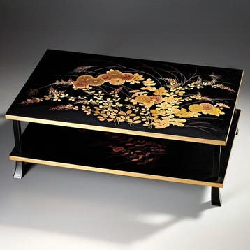 Schrijftafel  (bundai) - Gelakt hout, parelmoer (raden) -