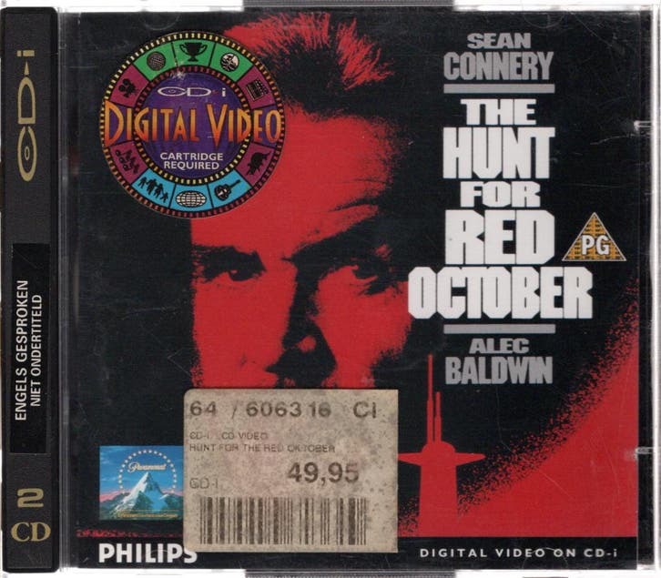Philips CD-i / CDi The Hunt for Red October, Spelcomputers en Games, Games | Overige, Zo goed als nieuw, Verzenden