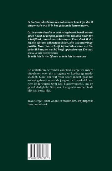 De jongen 9789491737657 Tova Gerge, Verzenden, Gelezen, Tova Gerge