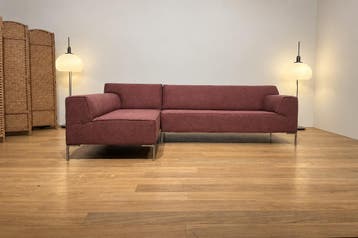 NIEUW Design on Stock Bloq 2,5-Zits Roze + GARANTIE, 75 tot 100 cm, Ophalen of Verzenden, Rechte bank, Stof
