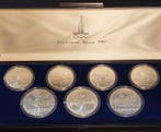 Rusland, Sovjet-Unie (USSR) Set of 7 coins: 5 & 10 Roubles /