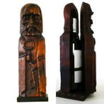 Handvervaardigd - Beeld, Wijnfleshouder fleshouder , Petrus