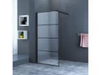 Veiling - Inloopdouche / Douchewand - 140x200 - Mat Zwart Pr, Doe-het-zelf en Verbouw, Sanitair, Nieuw