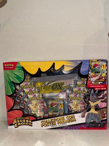 Pokémon Box - Collezione con Poster Premium - Mega Lucario, Nieuw
