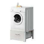 Wasmachine sokkel verhoger met lade 63x54x31 tot 150 kg wit, Verzenden, Nieuw