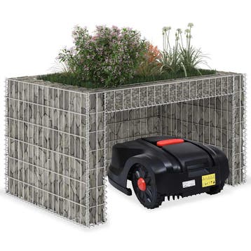 vidaXL Grasmaaieroverkapping met plantenbak 110x80x60cm, Verzenden, Nieuw