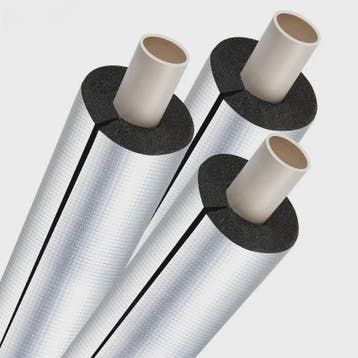 Zelfklevende Schuim Pijpisolatie met Aluminiumfolie - 16-60m, Doe-het-zelf en Verbouw, Isolatie en Afdichting, Verzenden, Nieuw