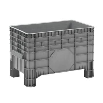 Groot volume bak 285 liter 1040x640x670 mm grijs - 4 poten, 40 liter of meer, Ophalen of Verzenden, Nieuw, Kunststof