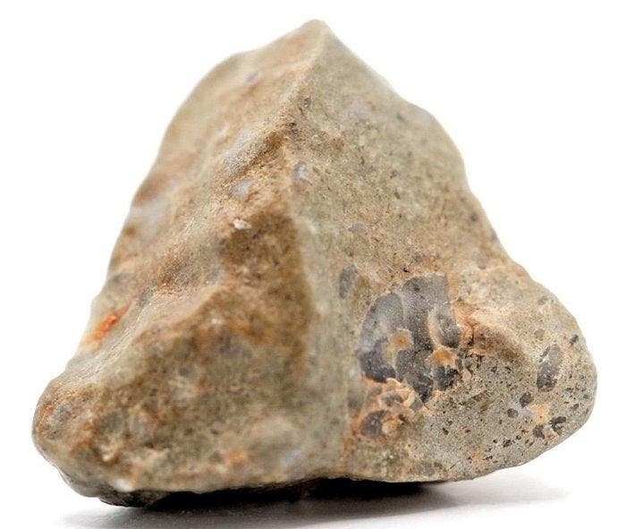 Touat 008 Lunar melt breccia meteoriet, uiterst zeldzaam, Verzamelen, Mineralen en Fossielen