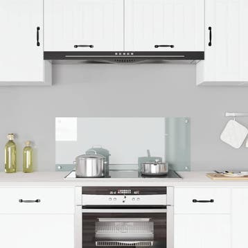 vidaXL Spatscherm keuken 100x40 cm gehard glas transparant, Verzenden, Nieuw