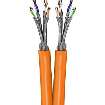 Netwerkkabel | Cat7a Duplex S/FTP | 50 meter | Goobay, Verzenden, Nieuw