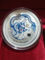 Australië. 1 Dollar 2012 Year of the Dragon 1 Oz (.999)