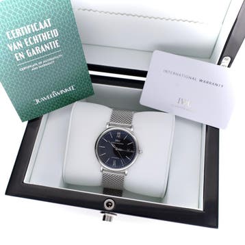 IWC Portofino Automatic 40mm IW356506; Automatisch Heren..., Ophalen of Verzenden, Zo goed als nieuw, Overige materialen, Overige merken