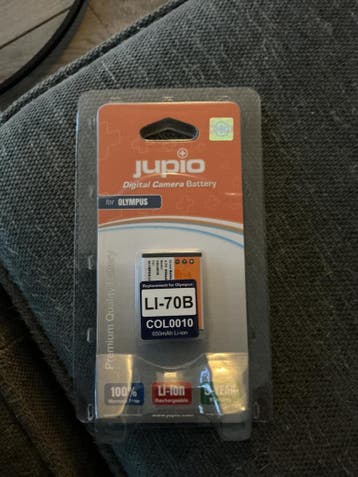 Jupio LI-70B Camera Accu – Nieuw – Geschikt voor Olympus, Verzenden, Nieuw, Oplaadbaar
