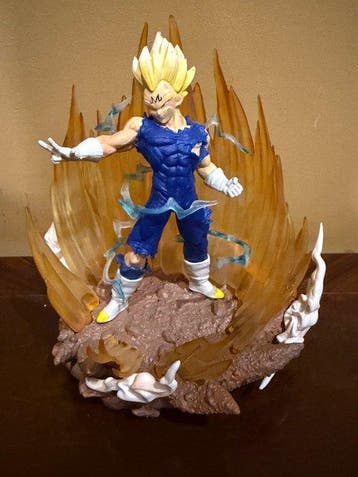 Majin Vegeta Dragon Ball Display Lamp Figure Super Saiyan, Nieuw