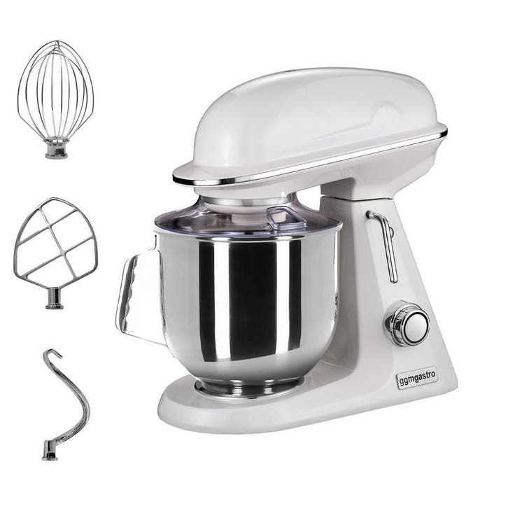 GGM Gastro | Planeetmenger - 7L - 350W - incl. 3 | RMF7B-MW, Witgoed en Apparatuur, Keukenmixers, Nieuw, Verzenden