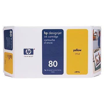HP 80 c4848a inktcartridge, geel, 350 ml, Ophalen, Nieuw in verpakking