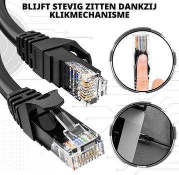SBVR Ethernet Kabel 10 Meter - Internetkabel - UTP Kabel -, Ophalen of Verzenden, Zo goed als nieuw