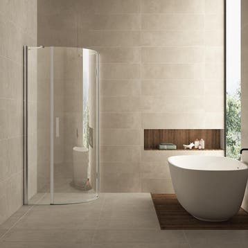 BWS Kwartronde Douchecabine 90x90cm 1 deur Rechts 8mm NANO, Ophalen of Verzenden, Nieuw, Douche