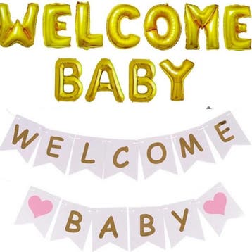 15-delige set Welcome Baby Girl of Boy, Verzenden, Nieuw, Geboortebord
