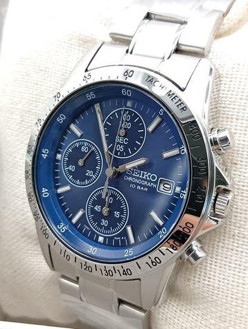 Seiko - Chronograph - Zonder minimumprijs - SBTQ071 - Heren