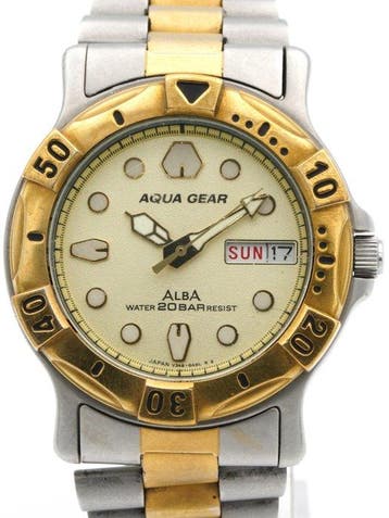 Seiko - Alba Aqua Gear - Zonder minimumprijs - V348-6A50 -