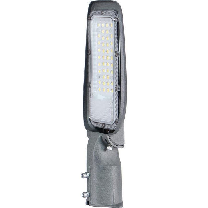 LED Straatlamp - Velvalux Lumeno - 30 Watt - Helder/Koud Wit, Tuin en Terras, Buitenverlichting, Overige typen, Nieuw, Led, IJzer