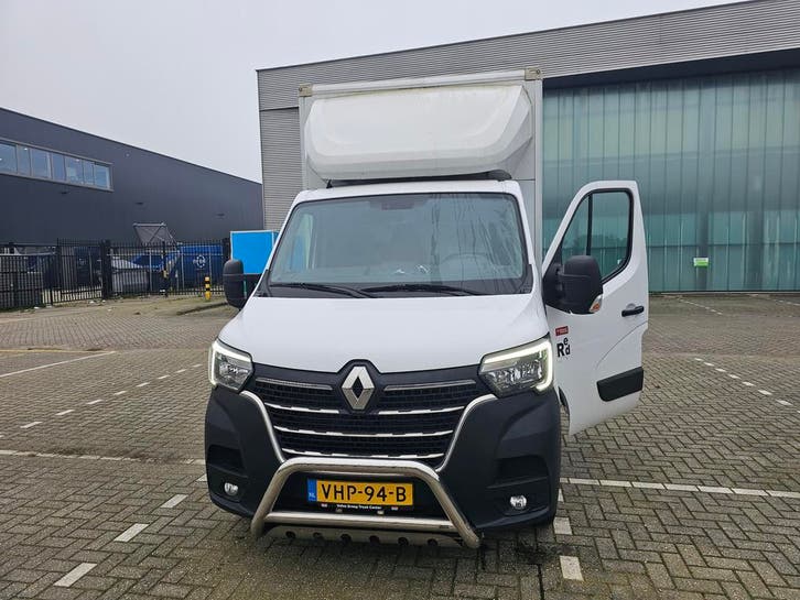 Renault Master 2021 Wit bakwagen, Auto's, Bestelauto's, Diesel, Wit, Renault, Achteruitrijcamera, Bluetooth, Cruise Control, Elektrische ramen