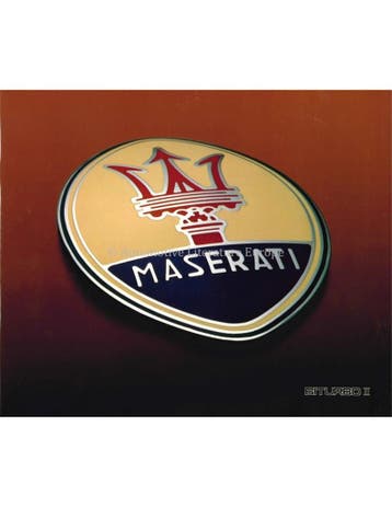 1987 MASERATI BITURBO II BROCHURE ENGELS, Boeken, Nieuw, Author