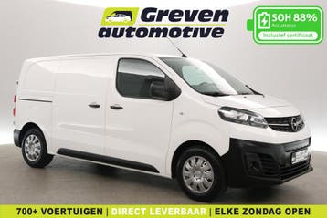 Opel Vivaro-e 75 kWh L2H1 | Snelladen | SOH 88% | Airco | 3, Automaat, Wit, Elektrisch, Opel