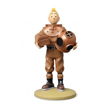 Kuifje Beeldje Duikerpak 12 cm, Ophalen of Verzenden, Nieuw