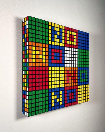 Giovanni Contardi - Rubiks Cube Mosaic - Umobolo