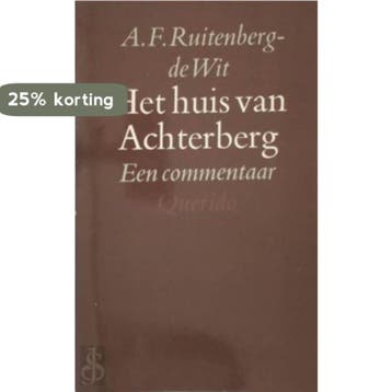 Huis van achterberg 9789021413631 Ruitenberg Wit, Verzenden, Gelezen, Ruitenberg Wit