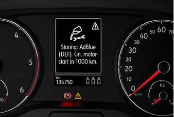 ad blue uitschakelen diesels storing