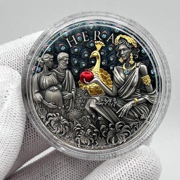 Niue. 5 Dollars 2025 – Hera – 2 oz Silver coin – Ag .999 –