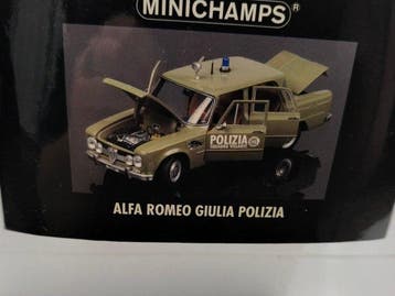 Minichamps 1:18 - Model sedan - Alfa Romeo Giulia Polizia, Nieuw