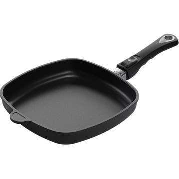 AMT Gastroguss Vierkante koekenpan 26 x 26 cm hoogte 4 cm..., Ophalen of Verzenden, Nieuw, Aluminium