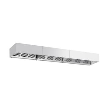 GGM Gastro | Afzuigkap doosmodel - 5000mm - met | KLP509#SET, Onderbouw afzuigkap, Verzenden, Nieuw, Inbouw