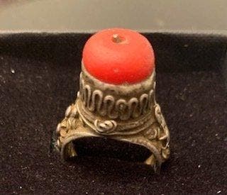 Antico anello beduino Yemenita - Zilver - Jemen - Begin 20e, Antiek en Kunst