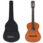 vidaXL Gitaar klassiek beginner met tas 3/4 36, Muziek en Instrumenten, Snaarinstrumenten | Gitaren | Akoestisch, Verzenden, Nieuw