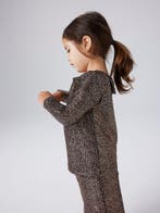 Glitter longsleeve met strike zwart brons 92, Ophalen of Verzenden, Nieuw, Meisje, Trui of Vest