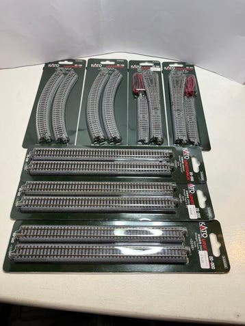 Kato N - 20-100, 20-220, 20-221, 20-000 - Modeltreinsporen, Nieuw